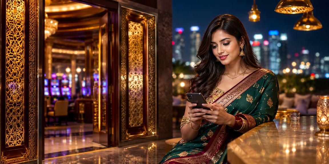 বান্দরবানের মোবাইল ক্যাসিনো গেমসে সাড়ি পরিহিত মহিলা